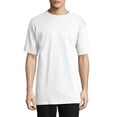 thumbnail image 2 of Camiseta Hanes Beefy de manga corta 4XL para hombre, color blanco, 2 of 6