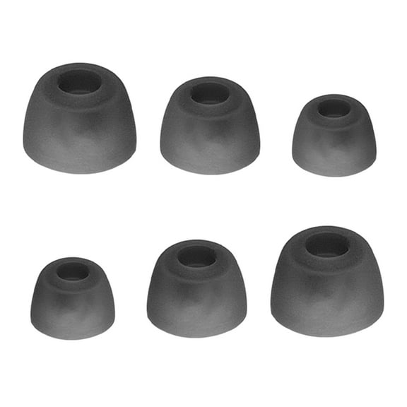 6pcs Silicone Ear Tips For Tune Beam In Ear Headphones Comfortable & Durability