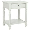 thumbnail image 2 of SAFAVIEH Tami Solid Nightstand with Storage Drawer, Shady White, 2 of 5