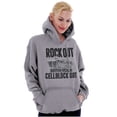 thumbnail image 4 of California Rock Out With Cellblock Unisex Plus Fleece Graphic Hoodie Brisco Brands 4X, 4 of 5