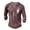 Brown, variant on Men T Shirts Product Category Men T Shirts | Product Title Mens Summer Fashion Retro Old Basic Button Placket Small Print Long Sleeve Shirt Long Sleeve Shirt T Shirt