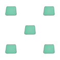 thumbnail image 1 of Inteprter Basket Liner Planting Mat Potting Pad impermeable mantener limpio sin rebabas operación simple herramienta de jardinería verde / Type2 NO2, 1 of 6