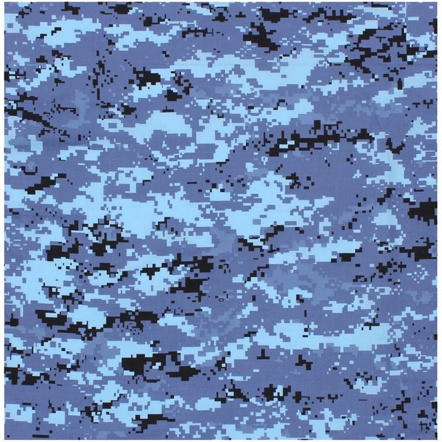 Rothco Digital Camo Bandana 22 x 22 Inches - Midnight Digital Camo