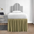 thumbnail image 2 of LCXmlly Wrap Around Bed Skirt Solid Color Wear Resistant Ruffled Bed Skirt for College Dorm Room, 2 of 8