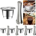 thumbnail image 3 of DQrwqpou Cápsula Recargable Acero Inoxidable Reutilizable 5 Uds + Manipulación para Nespresso (B), 3 of 4