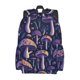 thumbnail image 2 of Disketp Floral Hippie Mushrooms Mochila Escolar de Gran Capacidad y Peso Ligero, Mochila de Viaje Ideal para Escuela, Trabajo y Uso Diario, Cómoda y con Estilo, 2 of 8