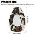 thumbnail image 7 of Renewold Waterproof ATV Seat Cover 25.2x10 Inch, Universal 4 Wheeler Seat Cover ATV Accessories Stretch Fit for Honda TRX250X/EX, Kawasaki Brute Force 750, Black Brown Cow Print, 7 of 7