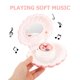 thumbnail image 3 of Music Box with Mirror Shell Shaped Rotating Melody Box Multi-functional Jewelry Box, 3 of 4