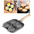 thumbnail image 1 of antiadherente creativa de 4 agujeros, antiadherente con mango para hamburguesas, filete, , cocina, accesorios de cocina Macarena Sartén, 1 of 8