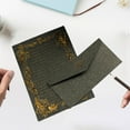 thumbnail image 5 of Hariumiu Unique Patterned Writing Paper Vintage-inspired Letter Writing Set with Retro Letter Paper Patterned Stationery Kraft Paper Envelopes Elegant Wedding, 5 of 8