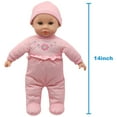 thumbnail image 3 of Cuddle Kids 14" Lovable Talking Triplets Dolls W/ Large Blanket & 3 Bottles, Kids Ages 2+, 3 of 5
