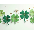 thumbnail image 3 of Cloverleaf Greenery Theme Background Banner Party Decorations St Patrick's Day Decor Event Backdrop Celebration Photography Props, 3 of 3