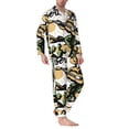 thumbnail image 2 of Lsque Cowboy Playing Guitar Pattern Long Sleeve Pajama Set for Men - Soft 2-Piece Sleepwear and Loungewear Set with Pockets, Comfy Nightwear-XX-Large, 2 of 7