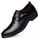 thumbnail image 1 of Zapatos de otoño para hombre Zapatos de vestir de cuero Zapatos casuales de negocios para hombre Con cordones y punta, 1 of 6