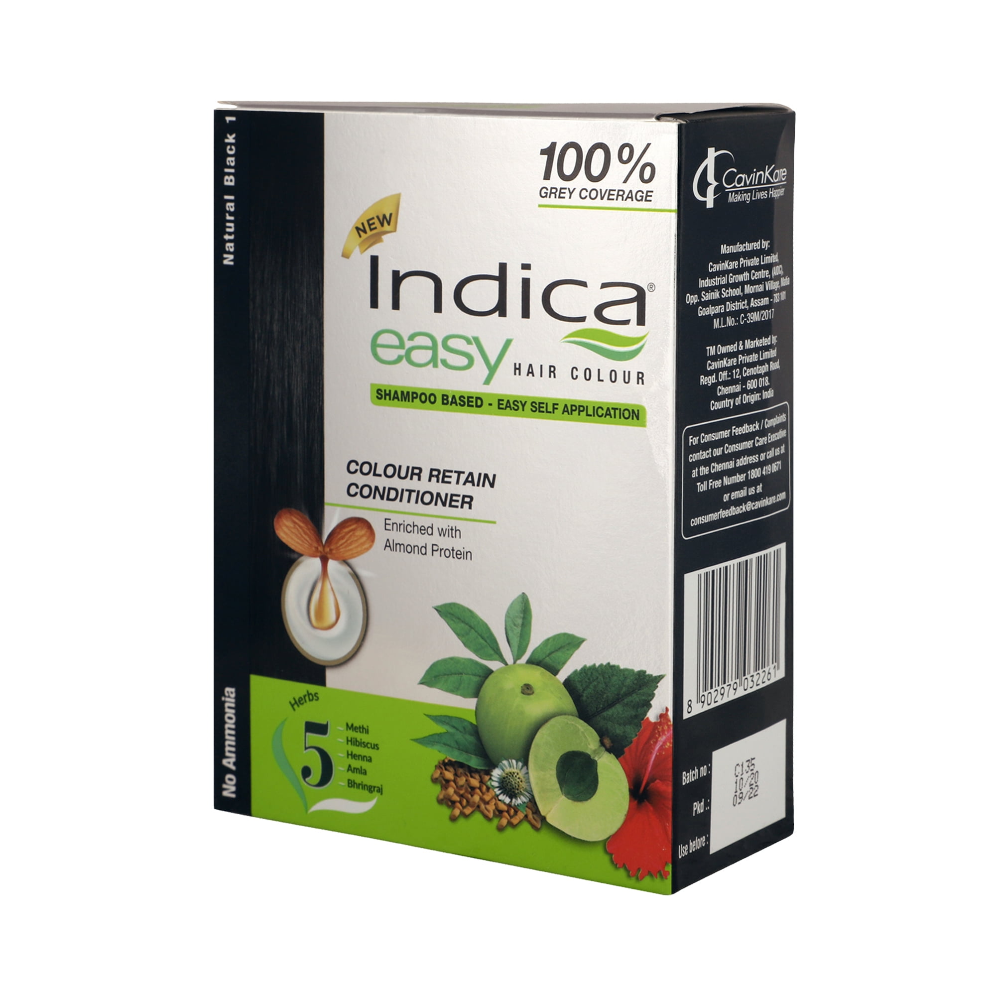 Indica hair colour sale shampoo