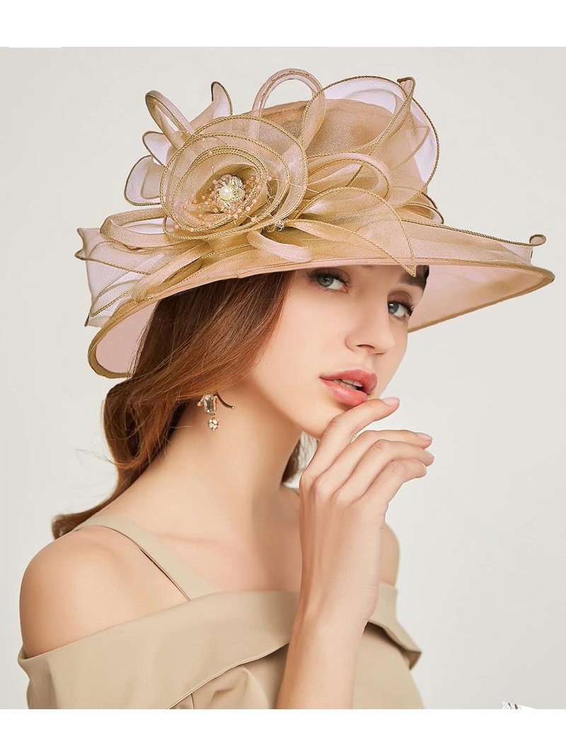Organza Fascinator Hat - Women display picture 2