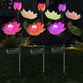 thumbnail image 5 of Latrodar Garden Lights, 2 Pack Decorative Lights Outdoor Garden Elaborately Made Garden Patio Passage White Home Decor, 5 of 5