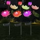 thumbnail image 5 of RKSTN Solar Garden Lights Garden Lights, 2 Pack Decorative Lights Outdoor Garden Lantern Lotu Garden Decoration LED Lantern Powered For Garden Patio Passage, 5 of 6