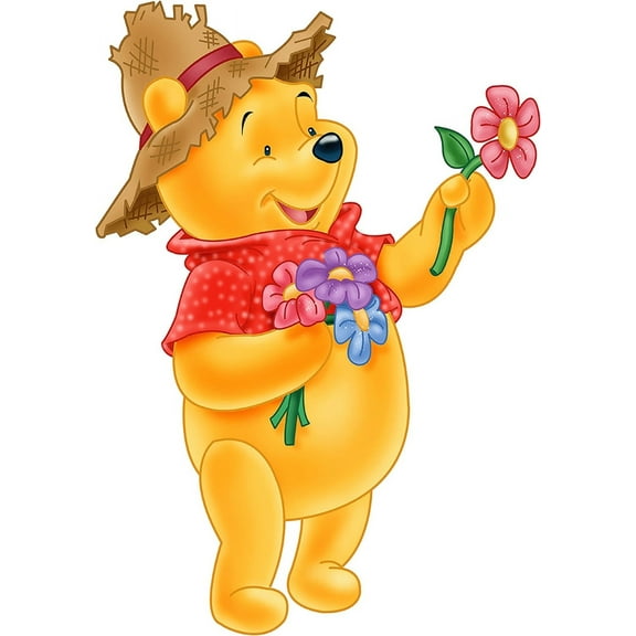DIY 5D Diamond Painting Full Round Drill Winnie the Pooh Diamond Painting Rhinestone Embroidery Pictures Cross Stitch Arts Crafts for Living Room Home Wall Decor 30x40cm