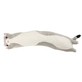 thumbnail image 1 of Juguete de gato de dibujos animados para bebé, almohada de peluche suave y larga, adorable animal de peluche para niños, gris, 90 cm/35,43 pulgadas, 1 of 15