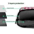 thumbnail image 4 of Lsque Haear Strawberry Pattern Laptop Bag – Portable & Slim Single-Shoulder Computer Case with Adjustable Strap, Protective, Lightweight for 13”/14”/15.6” Laptops, 4 of 8