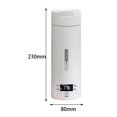 thumbnail image 3 of kurtrusly Compact Electric Tea Kettle Heating Temperature Control for Travel Camping with Buckle Lid 8 x 23cm, 3 of 6