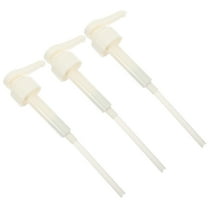SEWCHICS 3Pcs White Plastic Gallon Jug Pump Dispenser High Grade Material for Home Bottles