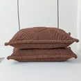 thumbnail image 5 of Moocorvic Velvet Pillowcases Set of 2, Soft Warm Pillow Covers Standard Size for Bedroom,Brown, 5 of 7