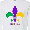 thumbnail image 4 of Inktastic Mardi Gras Fleur De Lis Long Sleeve T-Shirt, 4 of 5