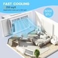 thumbnail image 2 of Garvee 6000 BTU Window Air Conditioner with Remote, Covers up to 250 Sq. ft, White, 2 of 5