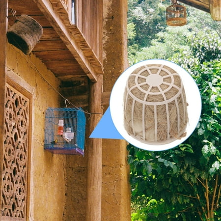 Mobestech 3Pcs Natural Beige Jute Bird Nesting Material Soft Bedding for Garden Birdhouse and Cage Mobestech 3Pcs Natural Beige Jute Bird Nesting Material Soft Bedding for Garden Birdhouse and Cage