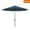 Navy, variant on Ulax Furniture 9 Ft Outdoor Sunbrella Market Umbrella with Aluminum Pole, Tilt Button and Crank Lift, Heather Beige (Base Not Included)