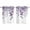 Grape Purple, variant on Yellow Botanical Kitchen Curtains 84 Inch Length, Watercolor Spring Eucalyptus Leaves Grommet Top Bedroom Living Room Curtains, Light Filtering Cafe Curtain Drapes 2 Panels Set 84''x84''