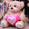 thumbnail image 3 of Pelucheria Oso Rechoncho Beige ILY con corazon Rosa, 3 of 5