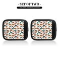 thumbnail image 2 of Xecao Colorful Butterfly Print 2 Pack Luggage Handles Wrap Grips Identifiers Bright Luggage Markers, Unique Travel Essentials,Bright Luggage Markers, 2 of 9