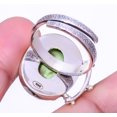 thumbnail image 2 of Lemon Chrysophrase 925 Sterling Silver Artisan Ring Adjustable (R64) A326, Gemstone Jewelry, Birthday Gift, Christmas Gift, 2 of 2