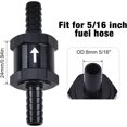 thumbnail image 2 of 5/16" Fuel Check Valve One Way Inline Non Return Diesel Gasoline Black(8mm OD,2PCS), 2 of 6