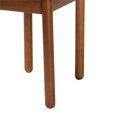 thumbnail image 5 of Pemberly Row Cream Boucle Fabric and Brown Wood 2-Piece Dining Chair Set, 5 of 9