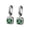 F, variant on YYKihy Fashionable And Popular Square Bag One Imitation Moissanite Silver Earrings For Women Zircon Ear Clips And Earrings
