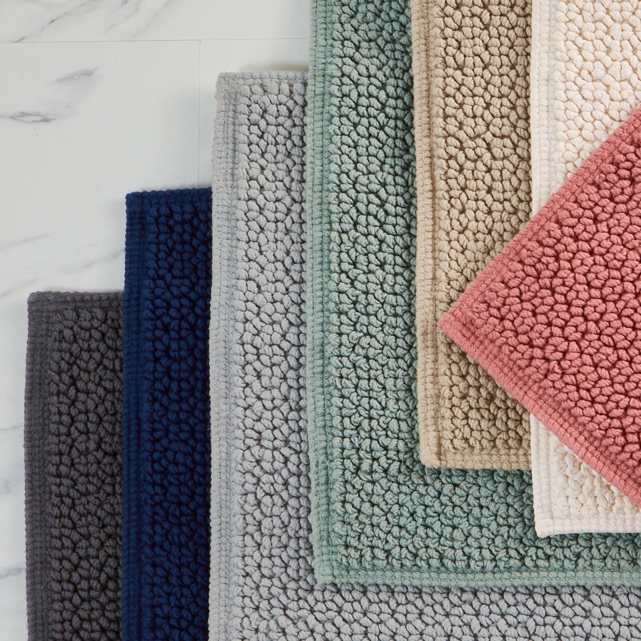 Better Homes & Gardens Signature Soft Looped Bath Mat, Almond Biscuit, 20" x 34", 100% Cotton, 20"x34"