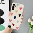 thumbnail image 5 of Galaxy A54 5g Case, for Samsung Galaxy A54 Case Women Girls Cute Design Soft Silicone Camera Protection Protective Lovely Heart Phone Case for Galaxy A54 5g Beige, 5 of 16