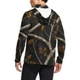thumbnail image 5 of Dagegui Fishing Hoodies for Men Performance Long Sleeve Hooded Shirts with Face Cover Breathable Summer Sun Protection UV T-Shirt Outdoor Hiking Camo Tops 004 Camouflage XL, 5 of 9