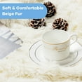 thumbnail image 4 of Costway Double Sided Bed Throw Blanket Fluffy Cozy Reversible Blanket Machine Washable Warm Luxury Blankets Bedroom Living Room, 4 of 9
