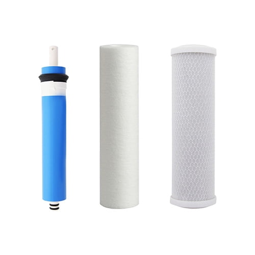 Puromax 3 Stage RO (Reverse Osmosis) Replacement Water Filter Kit for