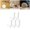Clear, variant on 5PC Acrylic Display Stand, Clear Plate Stand for Display, Flat Back Easel Stand with Support Shelves for Card Frame Picture Magazine Book Phone, 3 Inch Display Holder for Home Table Top Home Decors