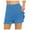 Blue, variant on Women Active Performance Skort Lightweight Skirt For Running Tennis Golf Sport Club Basic Leisure Dailywear