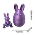 thumbnail image 2 of Easter Eggs Gifts for Kids, Bunny Inside, 4.9in Cool Bunny Egg, Easter Surprise Toys, 2 of 6
