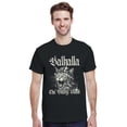 thumbnail image 2 of Valhalla Cat T-Shirt, Viking Cat Norse Mythology Graphic Tee, Nordic Warrior Cat Shirt, Funny Viking Cat Lover Gift Unisex Tee, 2 of 3