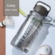 thumbnail image 5 of Bewildely Vaso de agua con asa y pajita Recipiente para beber multifuncional Vaso de plástico de gran capacidad Deportes Pesca Correr Mostrada Café 1000ml Bewildely HA065540-03, 5 of 6