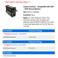 thumbnail image 2 of Carbon Canister - Compatible with 2001 - 2003 Nissan Maxima 2002, 2 of 2